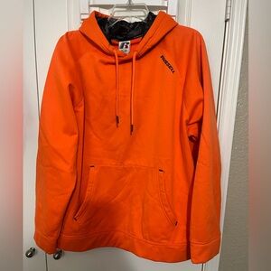 Russell Athletic Men's Bright Orange Hoodie